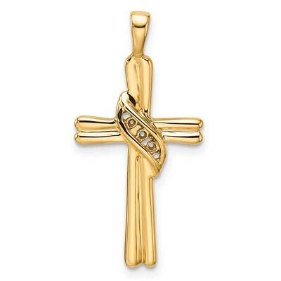 Cross Pendant Mounting 14k Gold PM4989-005-Y, MPN: PM4989-005-Y,