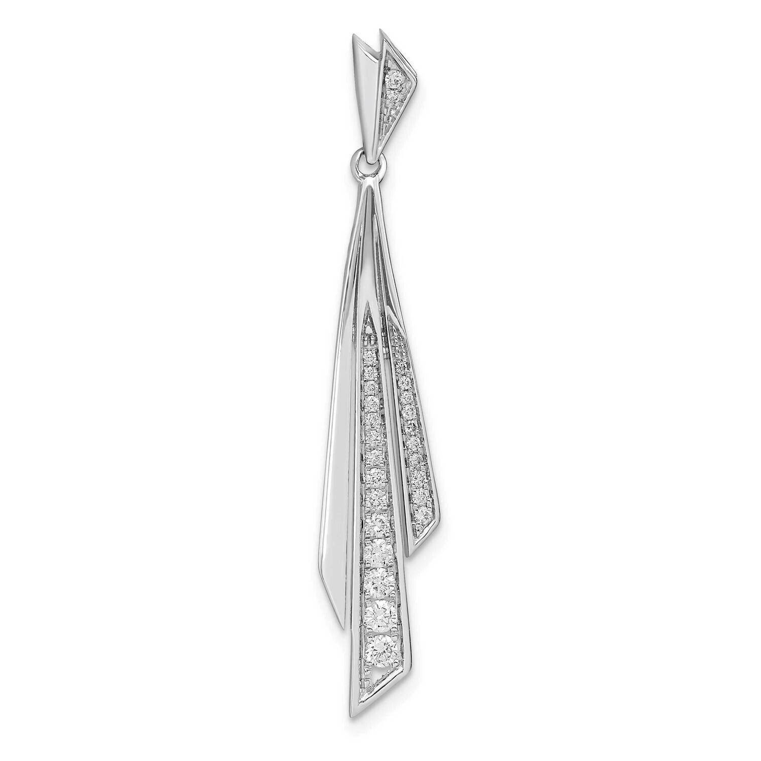 Diamond Pendant 14k White Gold PM6854-025-WLG, MPN: PM6854-025-WLG, 883957883373
