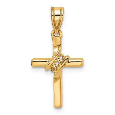 Diamond Cross Mounting 14k Gold PM4990-005-Y, MPN: PM4990-005-Y,