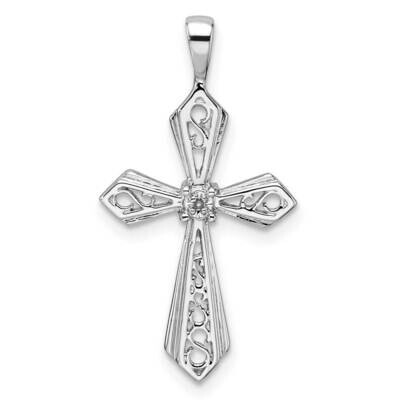 Cross Pendant Mounting 10k White Gold PM5021-001-1W by Men&#39;s Jewelry and Accessories, MPN: PM5021-0…