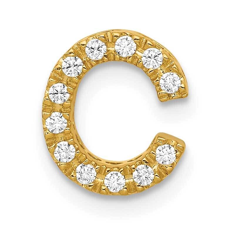 Diamond Letter C Initial Charm 10k Gold PM5221C-010-1YA, MPN: PM5221C-010-1YA,