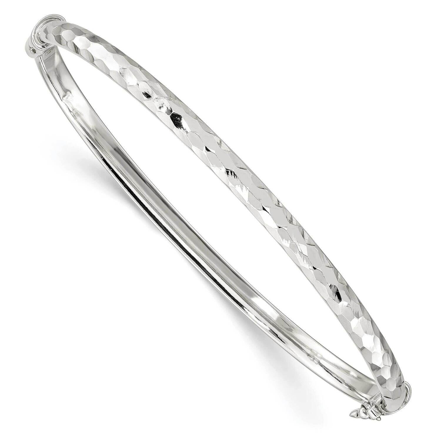 Diamond-Cut 4mm Bangle Sterling Silver QB1338, MPN: QB1338,