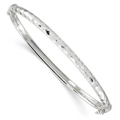 Diamond-Cut 4mm Bangle Sterling Silver QB1338, MPN: QB1338,