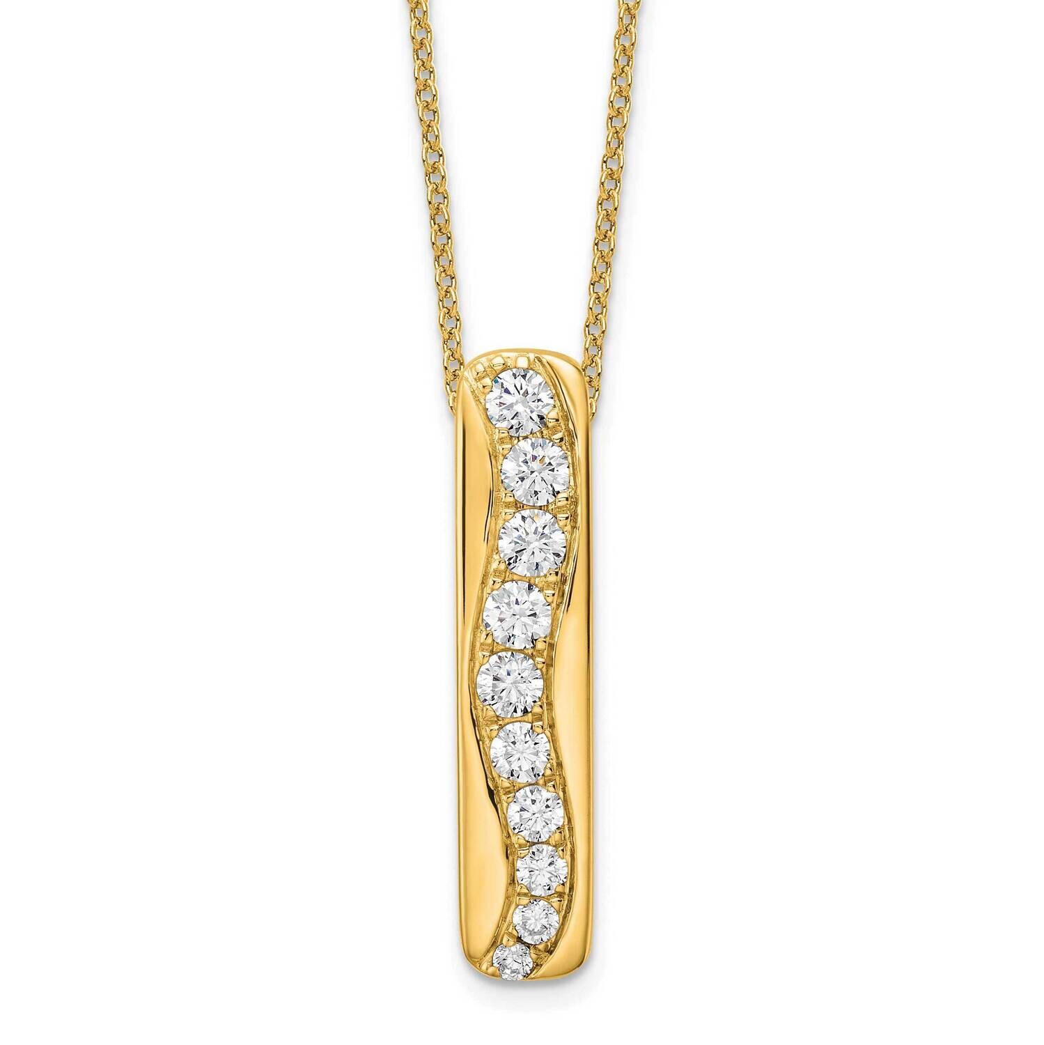 True Origin Diamond Vs/Si D E F Necklace 14k Gold PM9383-075-YLD, MPN: PM9383-075-YLD,