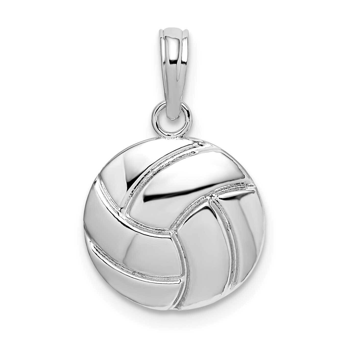 Volleyball Pendant Sterling Silver Polished QC10516 by Men&#39;s Jewelry and Accessories, MPN: QC10516,…