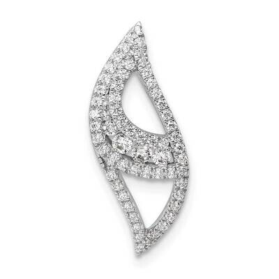 Diamond Fancy Chain Slide 14k White Gold PM9673-038-WLG, MPN: PM9673-038-WLG, 883957886053