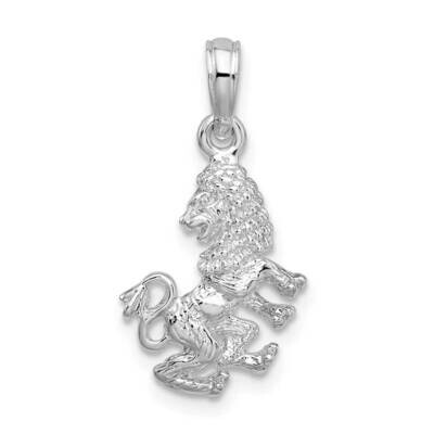 3D Leo Zodiac Pendant Sterling Silver Polished QC10991, MPN: QC10991, 637218182428
