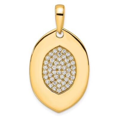 True Origin Men&#39;s 3/4 Carat Diamond Vs/Si D E F Oval Pendant 14k Gold PM9372-075-YLD, MPN: PM9372-0…
