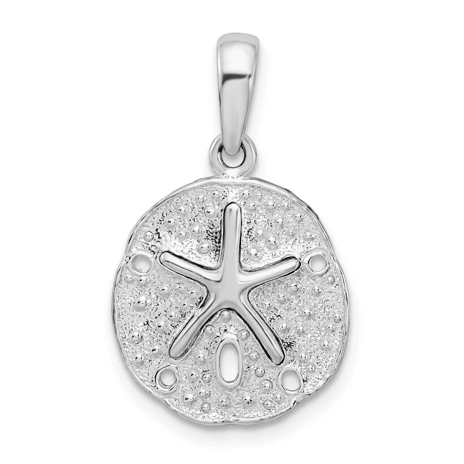 Textured Small SDollar Pendant Sterling Silver Polished QC10093, MPN: QC10093, 637218160594