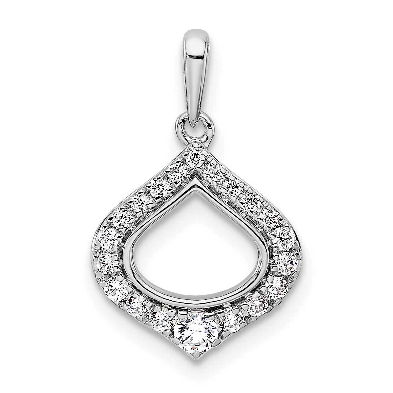 Diamond Pendant 14k White Gold PM9940-025-WA, MPN: PM9940-025-WA,