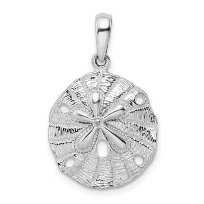Textured Beveled SDollar Pendant Sterling Silver Polished QC10099, MPN: QC10099, 637218160655