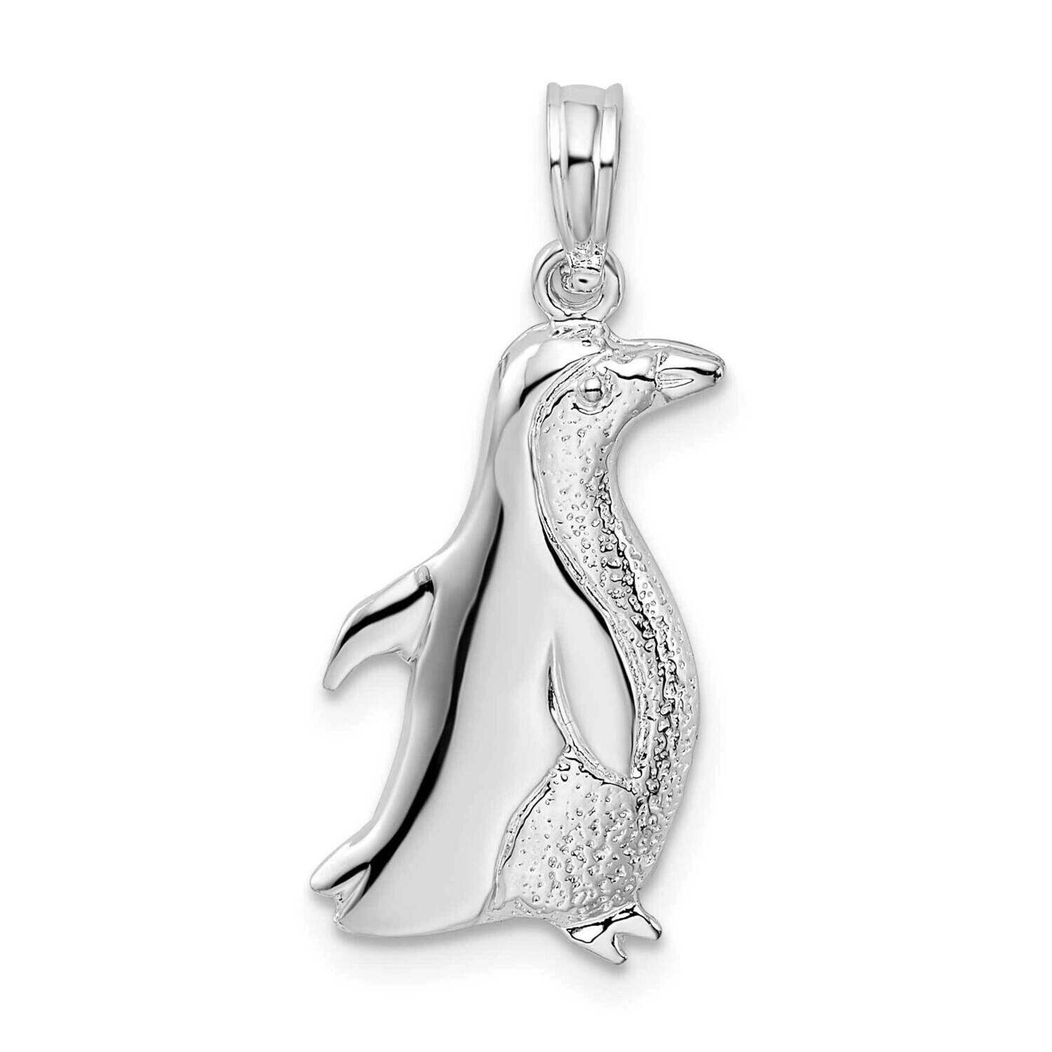 Penguin Pendant Sterling Silver Polished QC10335, MPN: QC10335, 637218173310