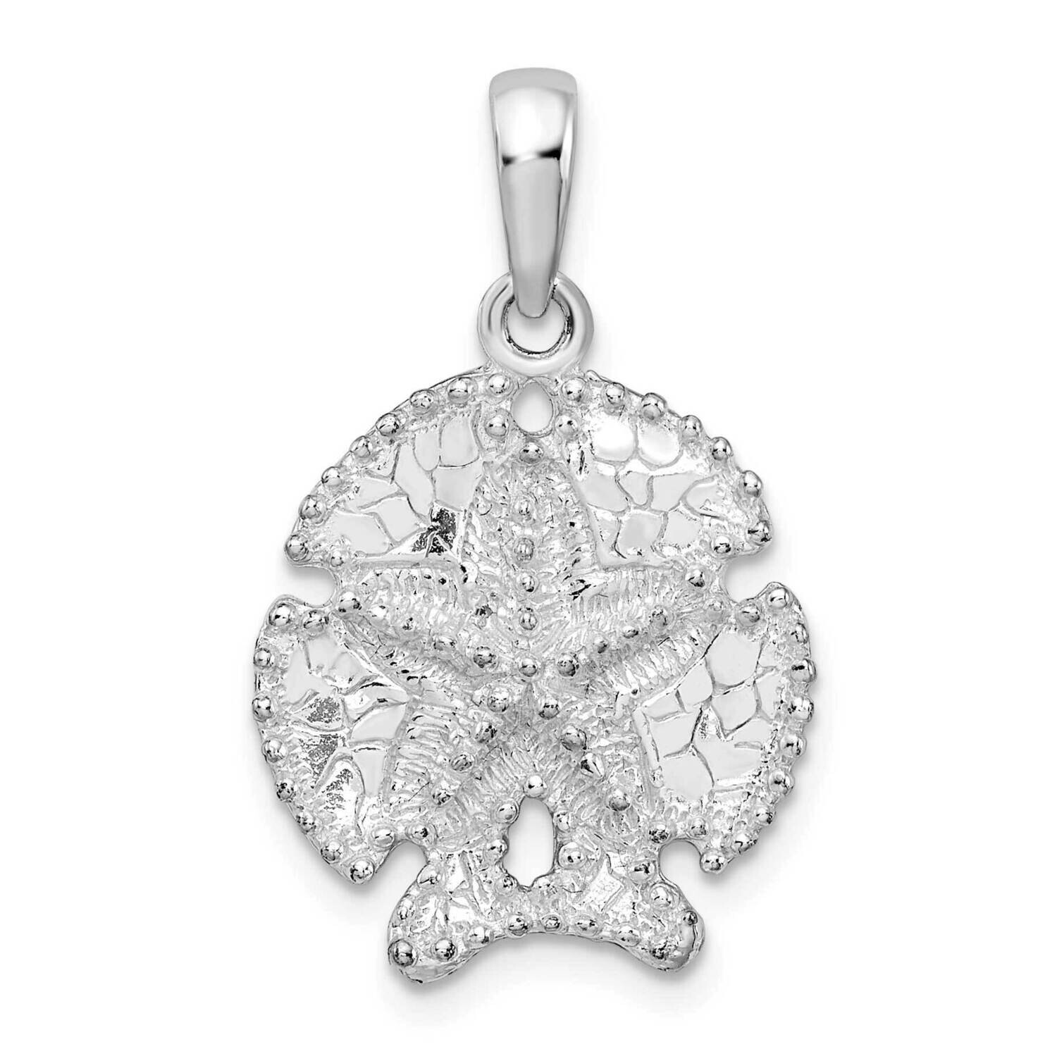 Textured SDollar Pendant Sterling Silver Polished QC10045, MPN: QC10045, 637218158089