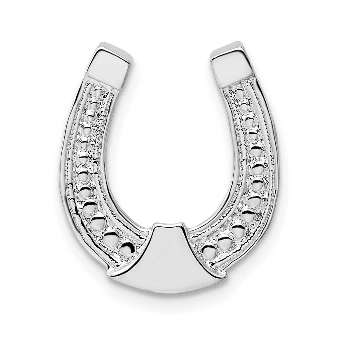 Horseshoe Chain Slide Sterling Silver Polished QC10429 by Men&#39;s Jewelry and Accessories, MPN: QC104…