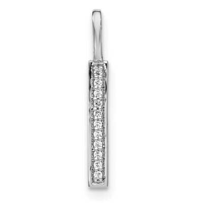 Diamond Lower Case Letter L Initial Pendant 14k White Gold PM8368L-004-WA, MPN: PM8368L-004-WA, 196…