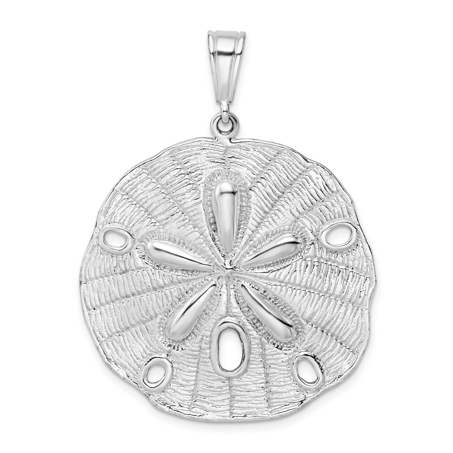 Textured SDollar Pendant Sterling Silver Polished QC10059, MPN: QC10059, 637218159239