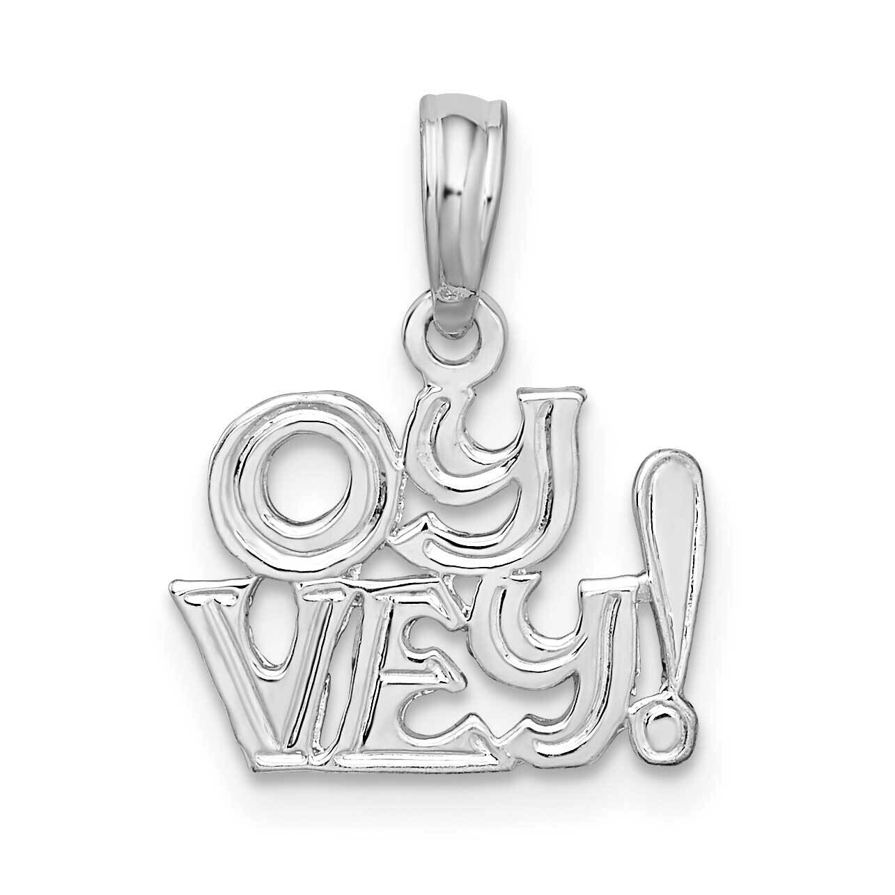 Oy Vey! Pendant Sterling Silver Polished QC10349, MPN: QC10349, 637218173617