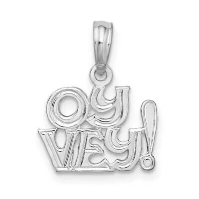 Oy Vey! Pendant Sterling Silver Polished QC10349, MPN: QC10349, 637218173617