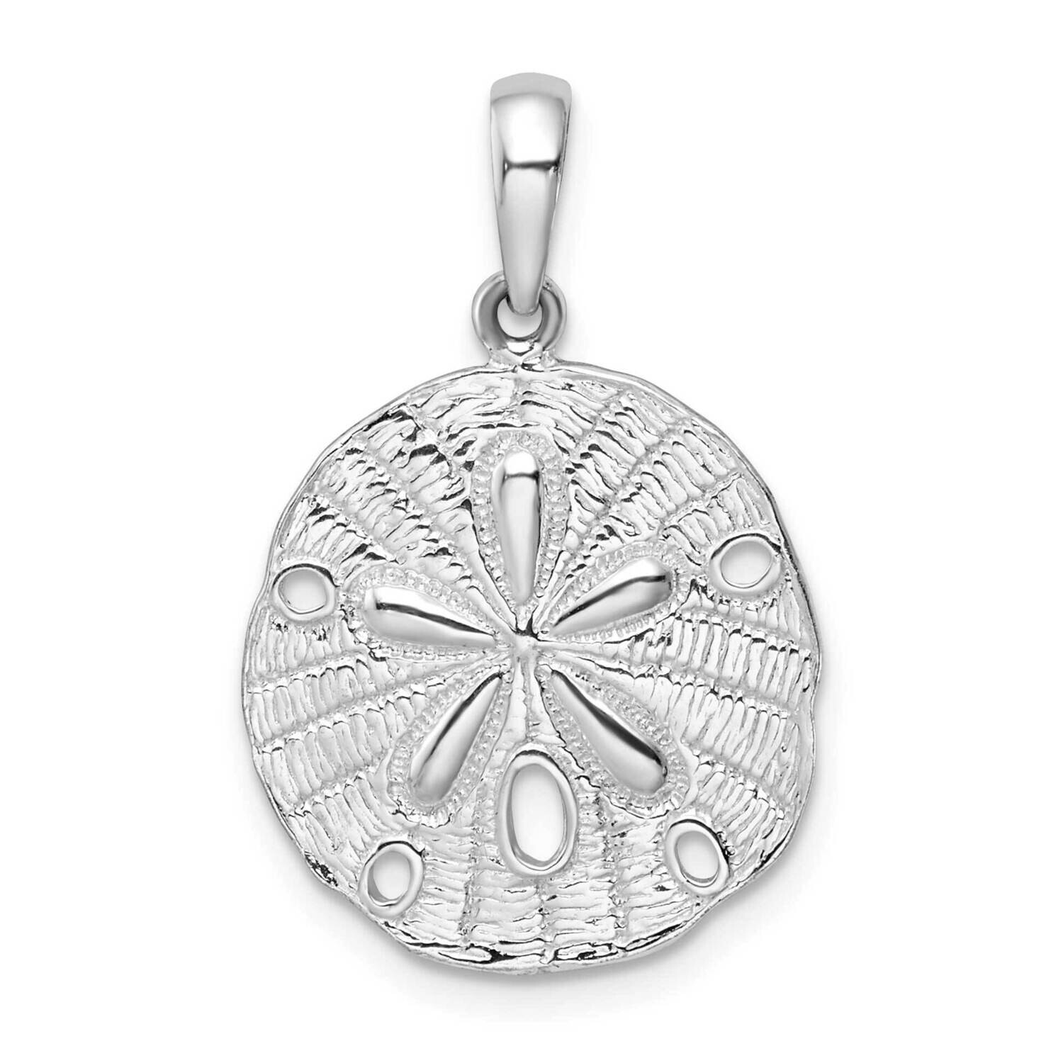 Textured SDollar Pendant Sterling Silver Polished QC10098, MPN: QC10098, 637218160648