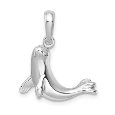 Seal Pendant Sterling Silver Polished QC10021, MPN: QC10021, 637218155859