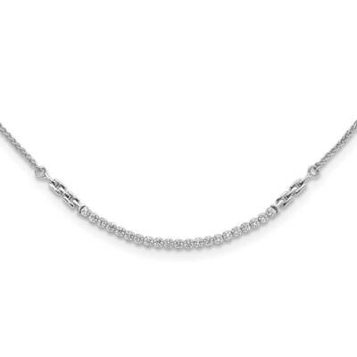 Diamond Tennis Style Bolo Adjustable Necklace 14k White Gold PM9450-042-WLG, MPN: PM9450-042-WLG, 8…