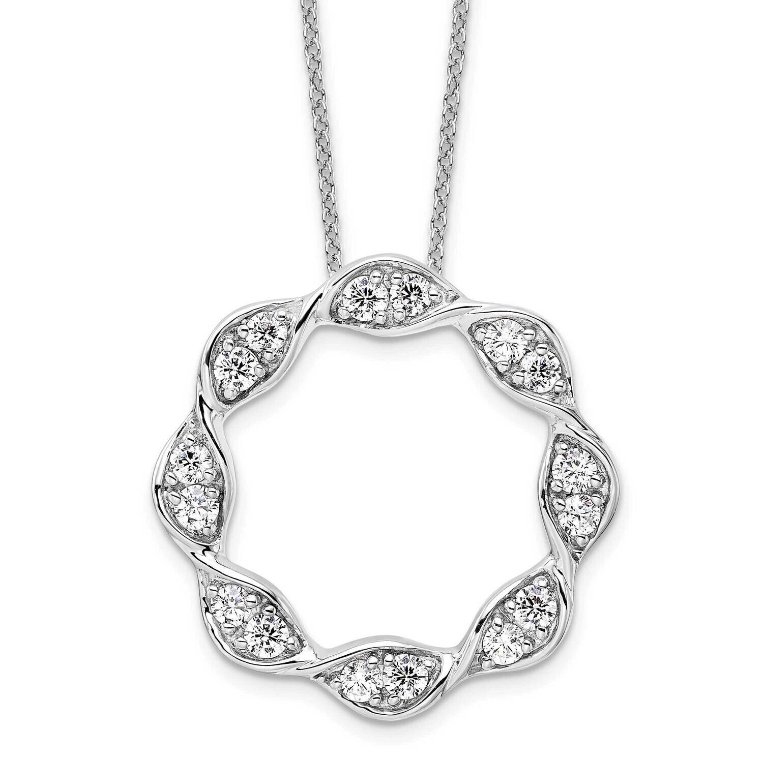 True Origin Diamond Vs/Si D E F Circle Pendant Necklace 14k White Gold PM9379-100-WLD, MPN: PM9379-…