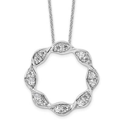 True Origin Diamond Vs/Si D E F Circle Pendant Necklace 14k White Gold PM9379-100-WLD, MPN: PM9379-…