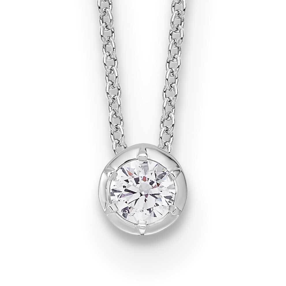 True Origin Diamond Vs/Si D E F Solitaire Slide Necklace 14k White Gold PM9381-025-WLD, MPN: PM9381…