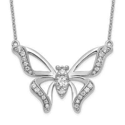 Diamond Si1/Si2 G H I Large Butterfly Necklace 14k White Gold PM7974-062-WLG, MPN: PM7974-062-WLG, …