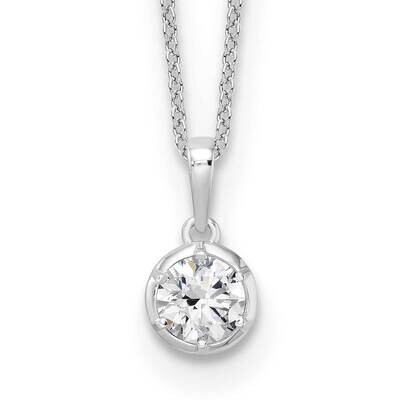 True Origin Diamond Vs/Si D E F Solitaire Necklace 14k White Gold PM9380-060-WLD, MPN: PM9380-060-W…