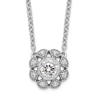 True Origin Diamond Vs/Si D E F Complete Necklace 14k White Gold PM9388-060-WLD, MPN: PM9388-060-WL…