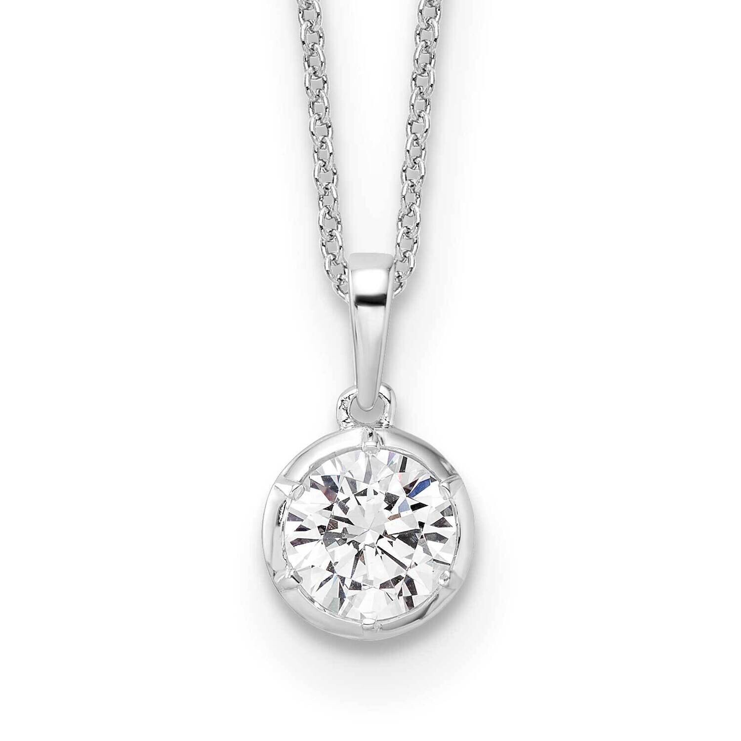 True Origin Diamond Vs/Si D E F Solitaire Necklace 14k White Gold PM9380-100-WLD, MPN: PM9380-100-W…
