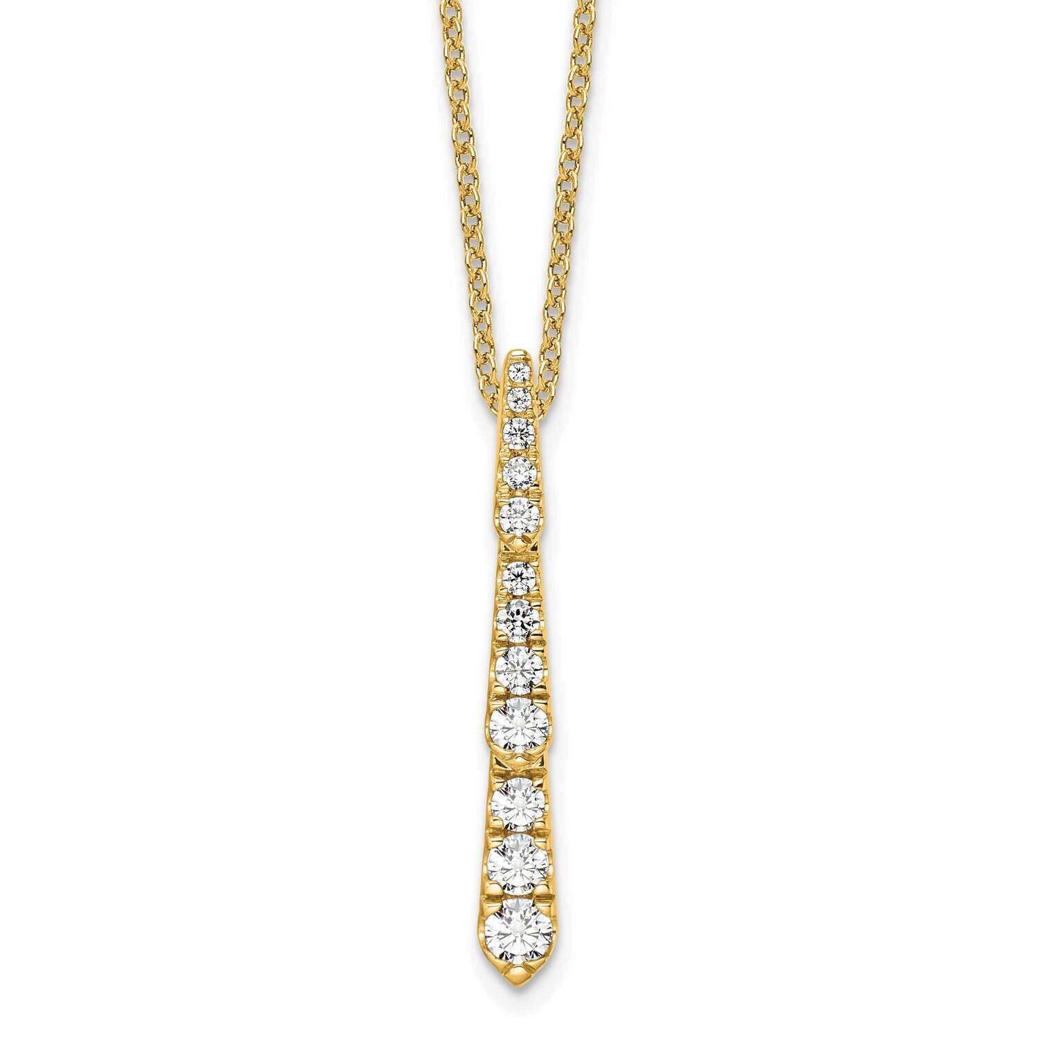 True Origin Diamond Vs/Si D E F Necklace 14k Gold PM9387-038-YLD, MPN: PM9387-038-YLD,