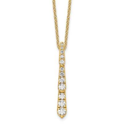 True Origin Diamond Vs/Si D E F Necklace 14k Gold PM9387-038-YLD, MPN: PM9387-038-YLD,