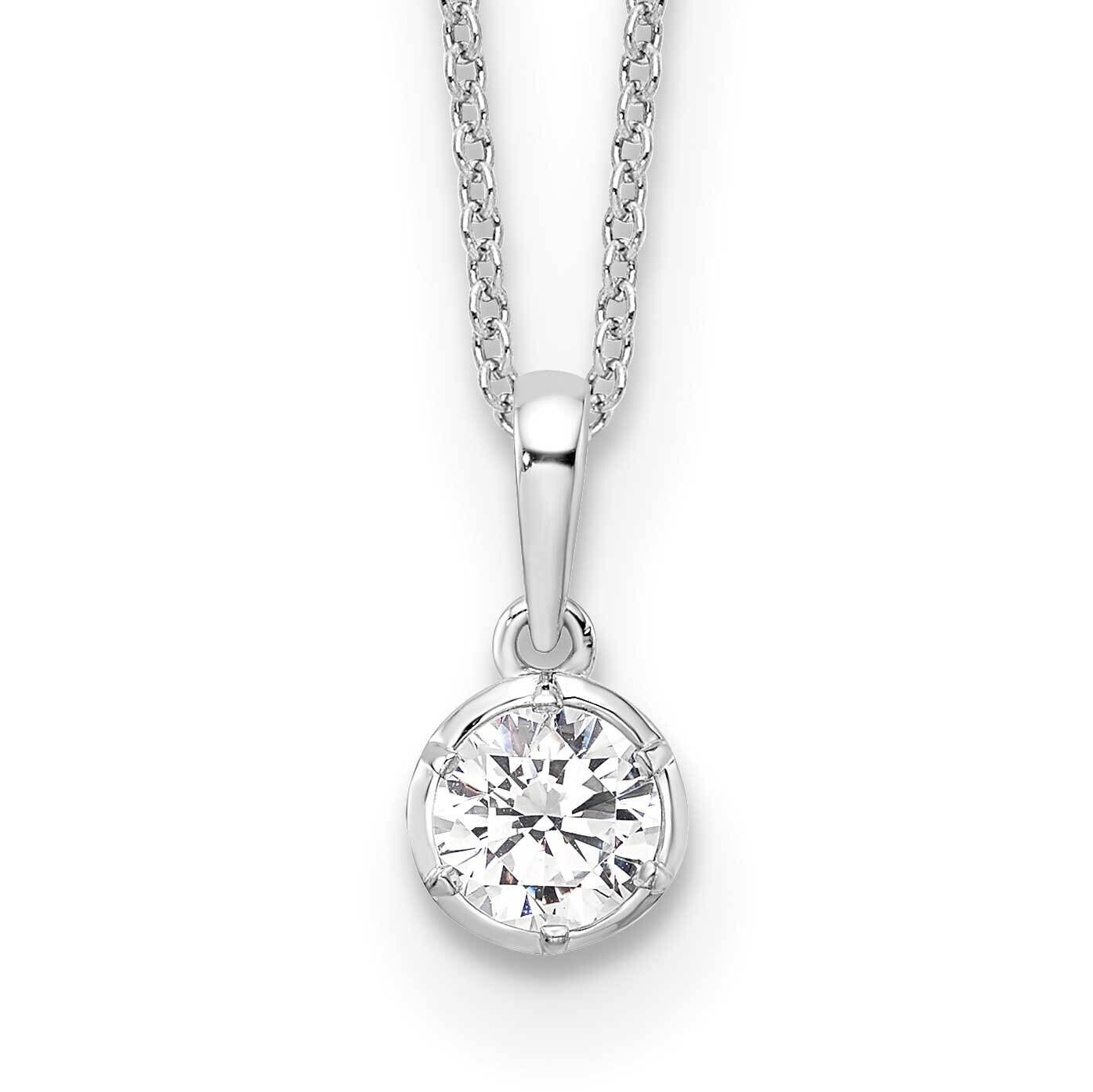 True Origin Diamond Vs/Si D E F Solitaire Necklace 14k White Gold PM9380-050-WLD, MPN: PM9380-050-W…