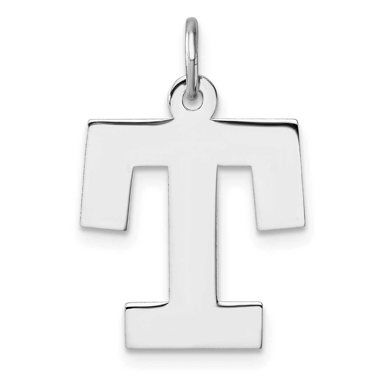 Large Block Letter R Initial Charm Sterling Silver Rhodium-Plated QC11255T, MPN: QC11255T,