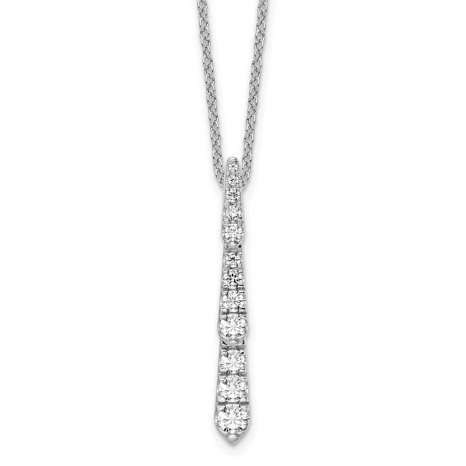 True Origin Diamond Vs/Si D E F Necklace 14k White Gold PM9387-038-WLD, MPN: PM9387-038-WLD,