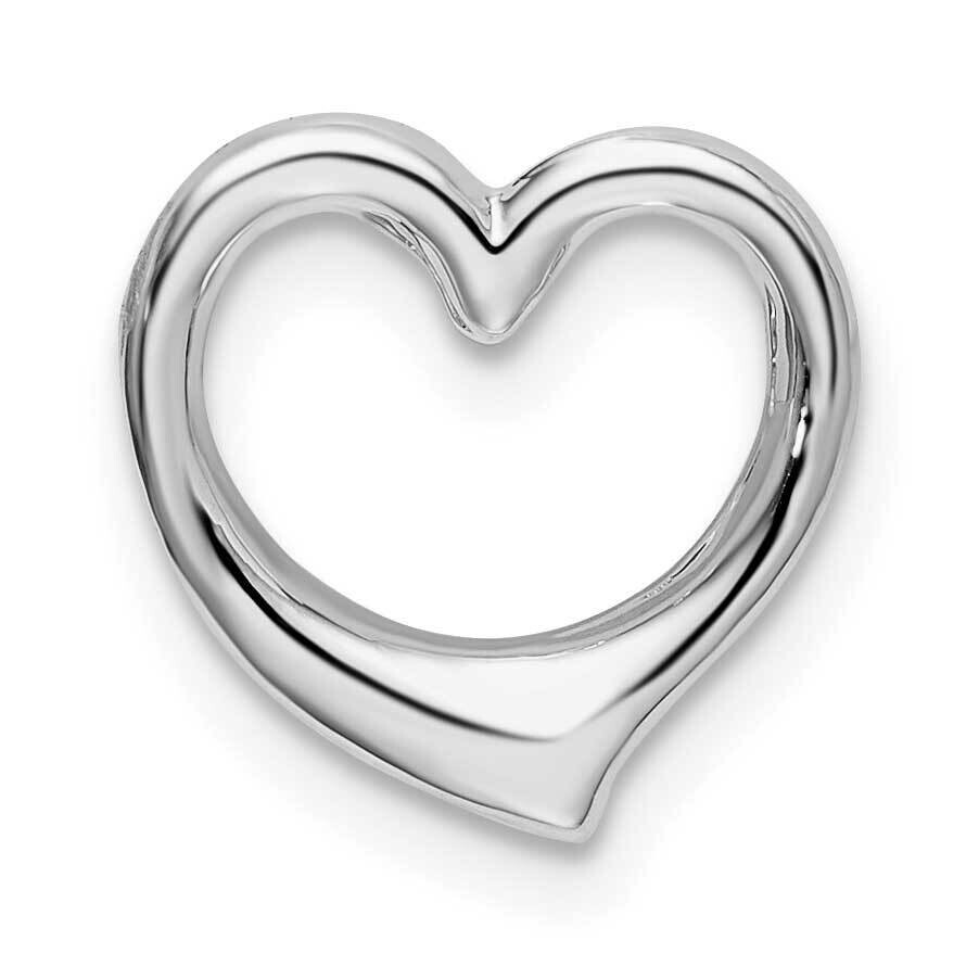 Heart Slide Sterling Silver Polished QC10162, MPN: QC10162, 637218168378