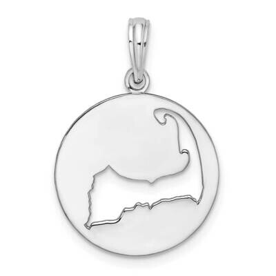 Cape Cod Cut-Out Pendant Sterling Silver Polished QC10401 by Men&#39;s Jewelry and Accessories, MPN: QC…