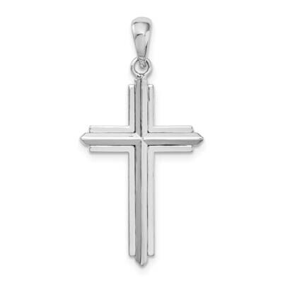 Passion Cross Frame Pendant Sterling Silver QC10185, MPN: QC10185, 637218169443