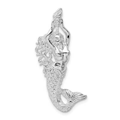 Mermaid Shell Slide Sterling Silver Polished QC10399 by Men&#39;s Jewelry and Accessories, MPN: QC10399…