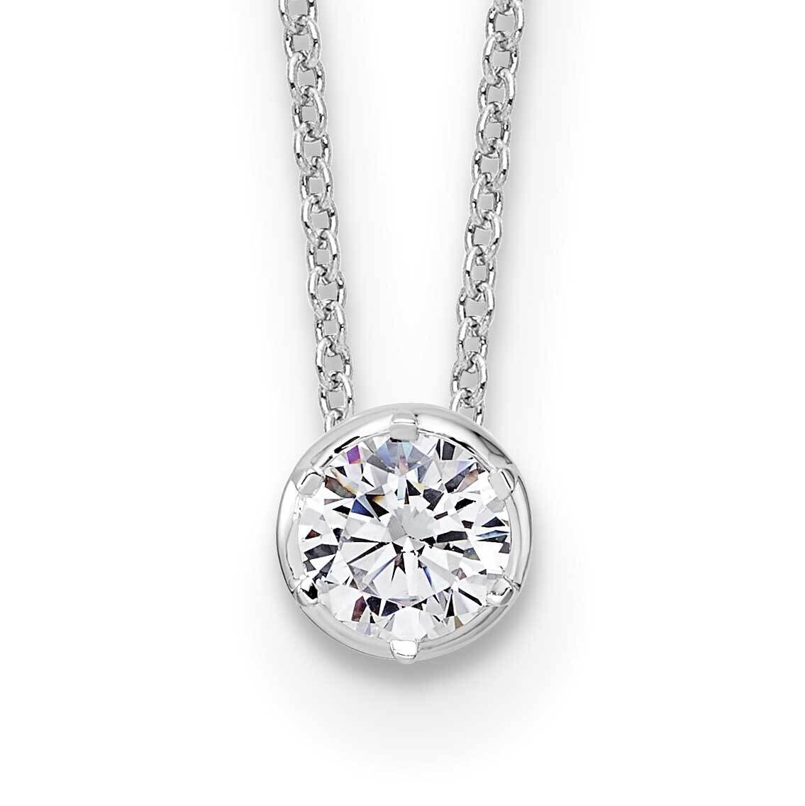 True Origin Diamond Vs/Si D E F Solitaire Slide Necklace 14k White Gold PM9381-050-WLD, MPN: PM9381…