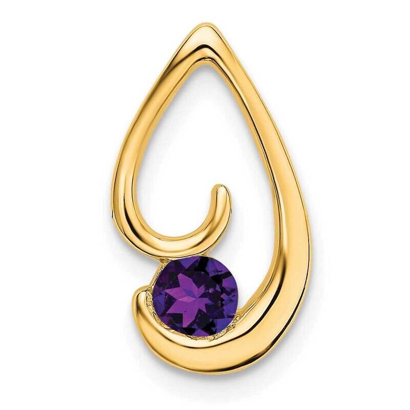 Amethyst Chain Slide 14k Gold PM7145-AM-Y, MPN: PM7145-AM-Y,