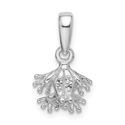Mini Frog Pendant Sterling Silver Polished QC9934, MPN: QC9934, 637218148837