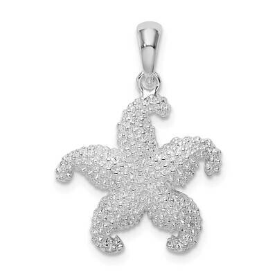 Starfish Pendant Sterling Silver Polished QC9839, MPN: QC9839, 637218146116