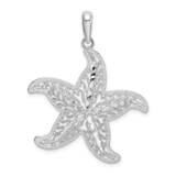 Filigree Starfish Pendant Sterling Silver Polished QC9919, MPN: QC9919, 637218148387