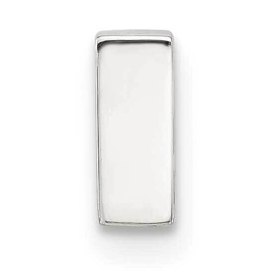 E-Coated Letter I Slide Charm Sterling Silver QC11488I, MPN: QC11488I,