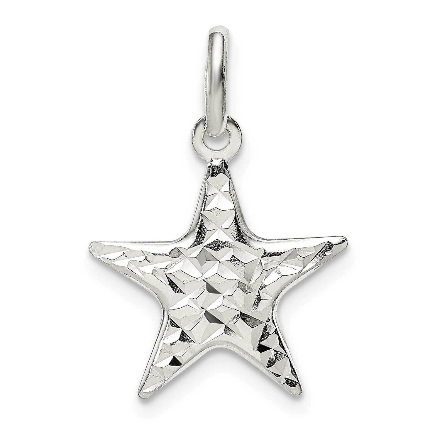 Star Charm Sterling Silver QC9757, MPN: QC9757,