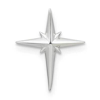 E-Coating Cross Chain Slide Sterling Silver QC11386 by Men&#39;s Jewelry and Accessories, MPN: QC11386,