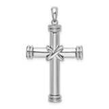 X-Center Latin Cross Pendant Sterling Silver Polished QC9969, MPN: QC9969, 637218152063